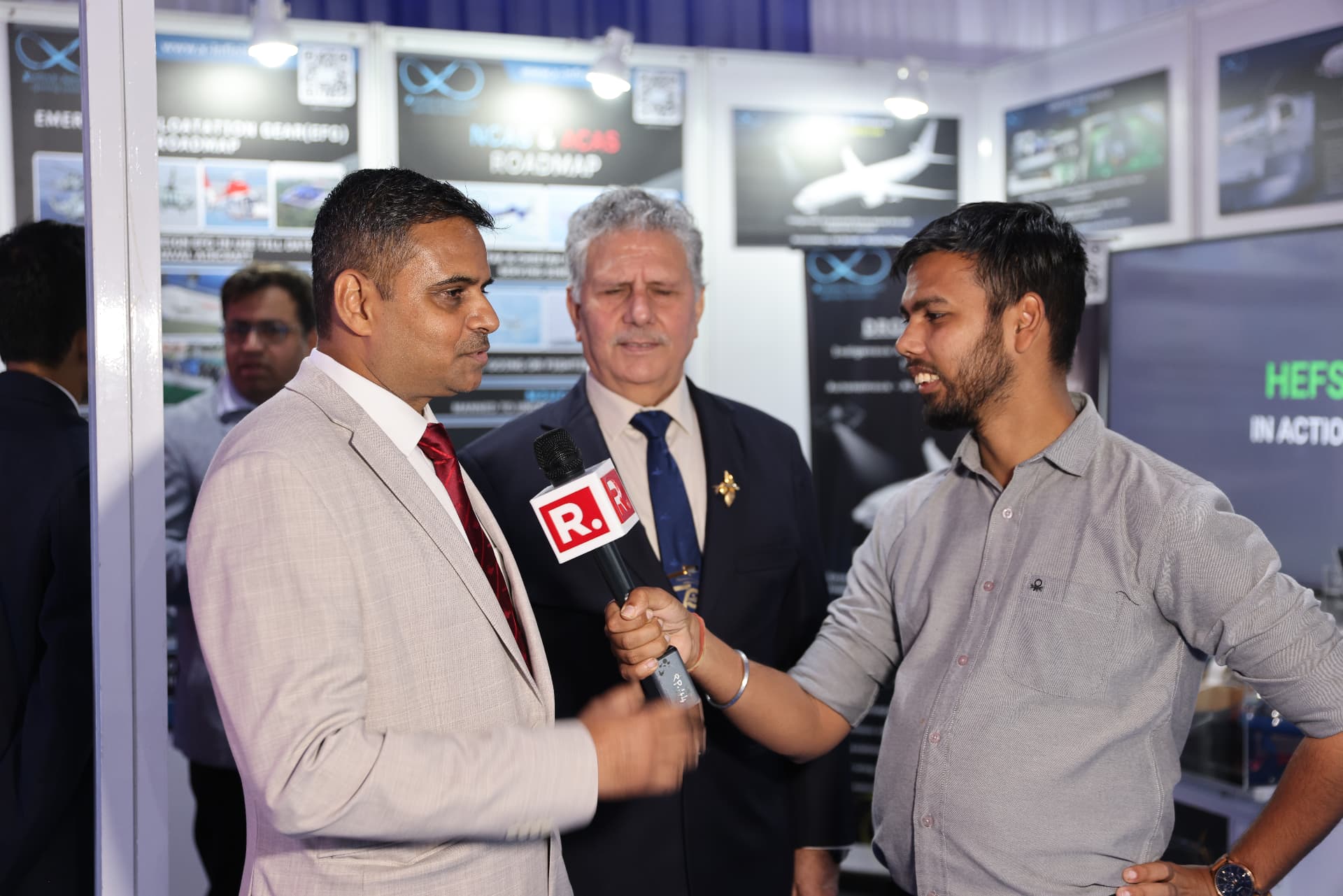 Interview at the Xinfiniti AeroSpace stand, Swavlambhan 2025